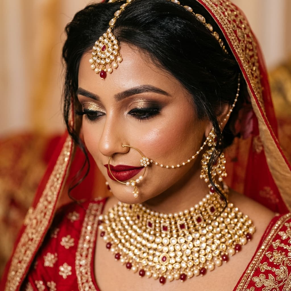 Bollywood Glam transformation by Roopé