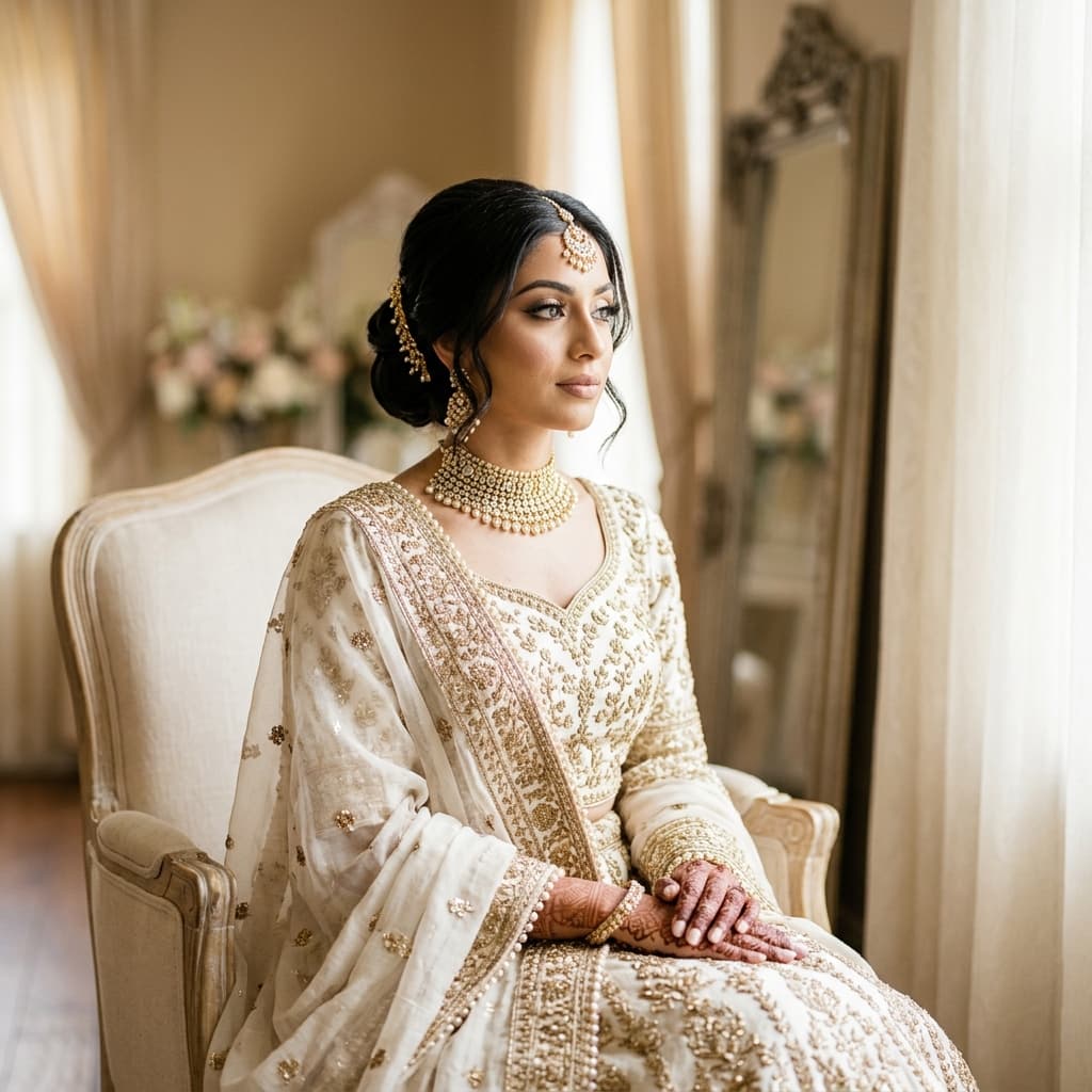 Luxury bridal transformation by Roopé